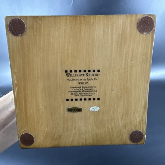 Williraye AS AMERICAN AS APPLE PIE 16" Figurine Uncle Sam w/Pig & Pie WW1325 - Picture 12 of 14